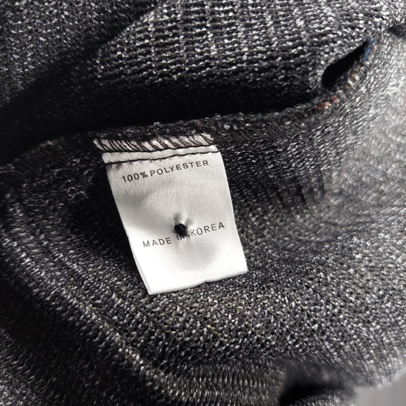 Damee Shirt-Jacket XL Women Abstract Multicolor Button Pocket Artsy Shacket Top - Picture 9 of 10